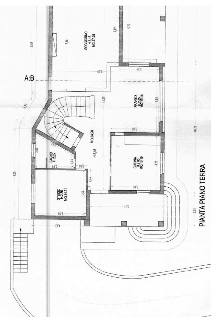 Villa via Carlo Sforza, Forte dei Marmi - floor plans 1