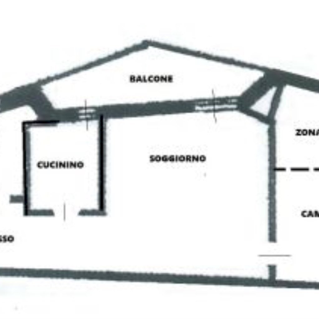 Two-room apartment Via Einaudi, 29, Bardonecchia - floor plans 1