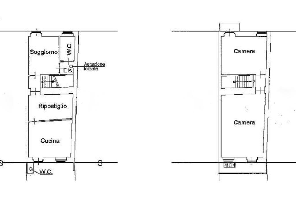 Casa semi indipendente Via gamberi, San Francesco al Campo - planimetria 1