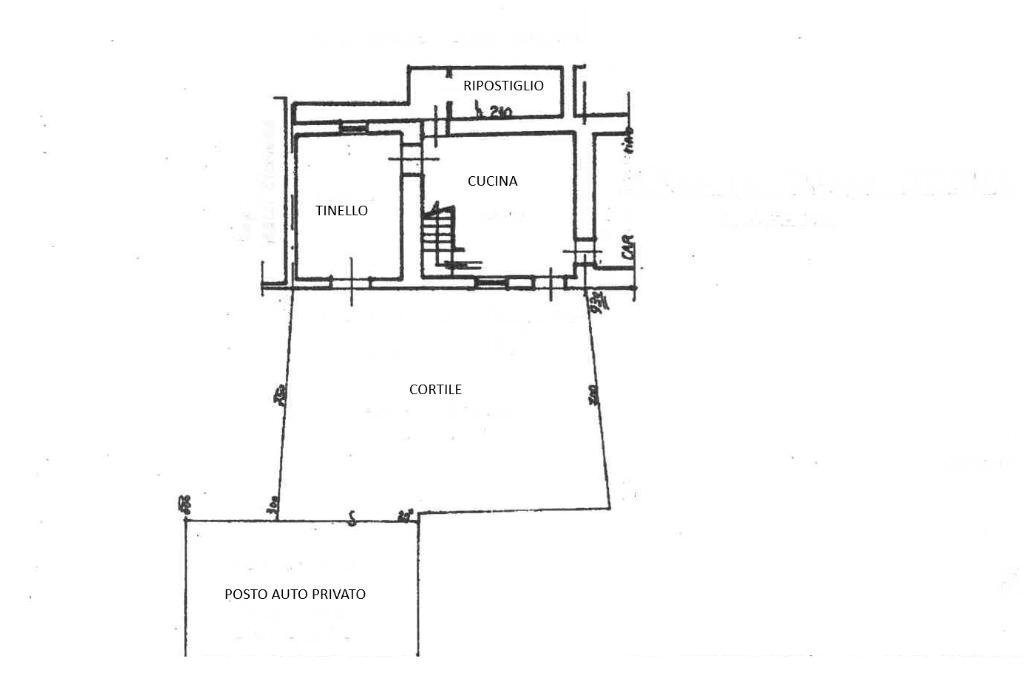 Casa semi indipendente Via Bergera, Bagnolo Piemonte - planimetria 1