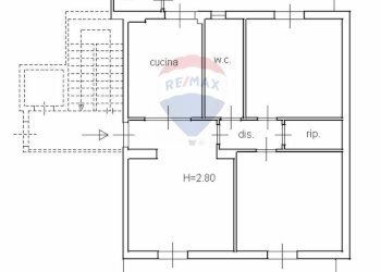 Pianta 2D - Trilocale via Leonardo da Vinci
 
56 A, Acireale - foto 28