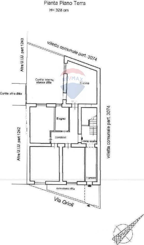Pianta 2D - Quadrilocale Via Grioli
 
29, Villafranca Tirrena - planimetria 1
