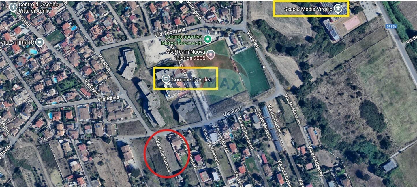 Posizione della mappa - Terreno edificabile Via delle Fuchsie
 
snc, Ardea - foto 1