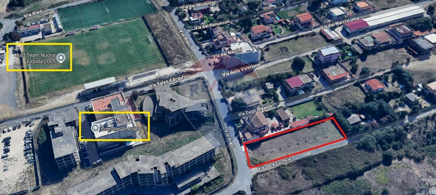 Posizione della mappa - Terreno edificabile Via delle Fuchsie
snc, Ardea - foto 3