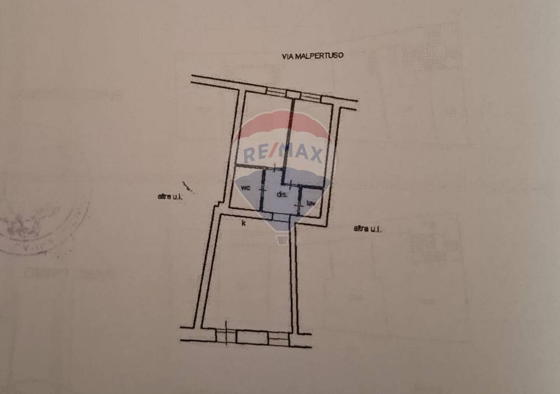 Pianta 2D - Quadrilocale Piombino - planimetria 1