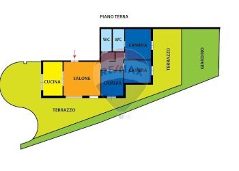 Pianta 2D - Appartamento via Principe di Piemonte
 
52, Casoria - foto 44