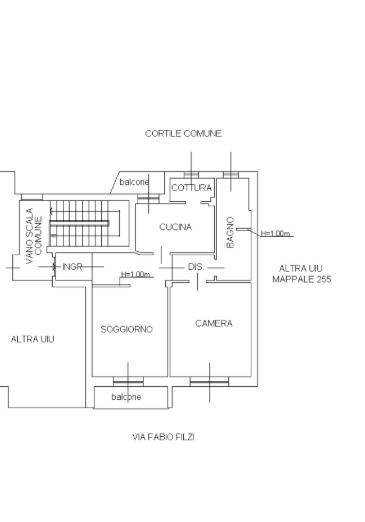 Planimetria - Two-room apartment Via Fabio Filzi
 
5, Cinisello Balsamo - floor plans 1