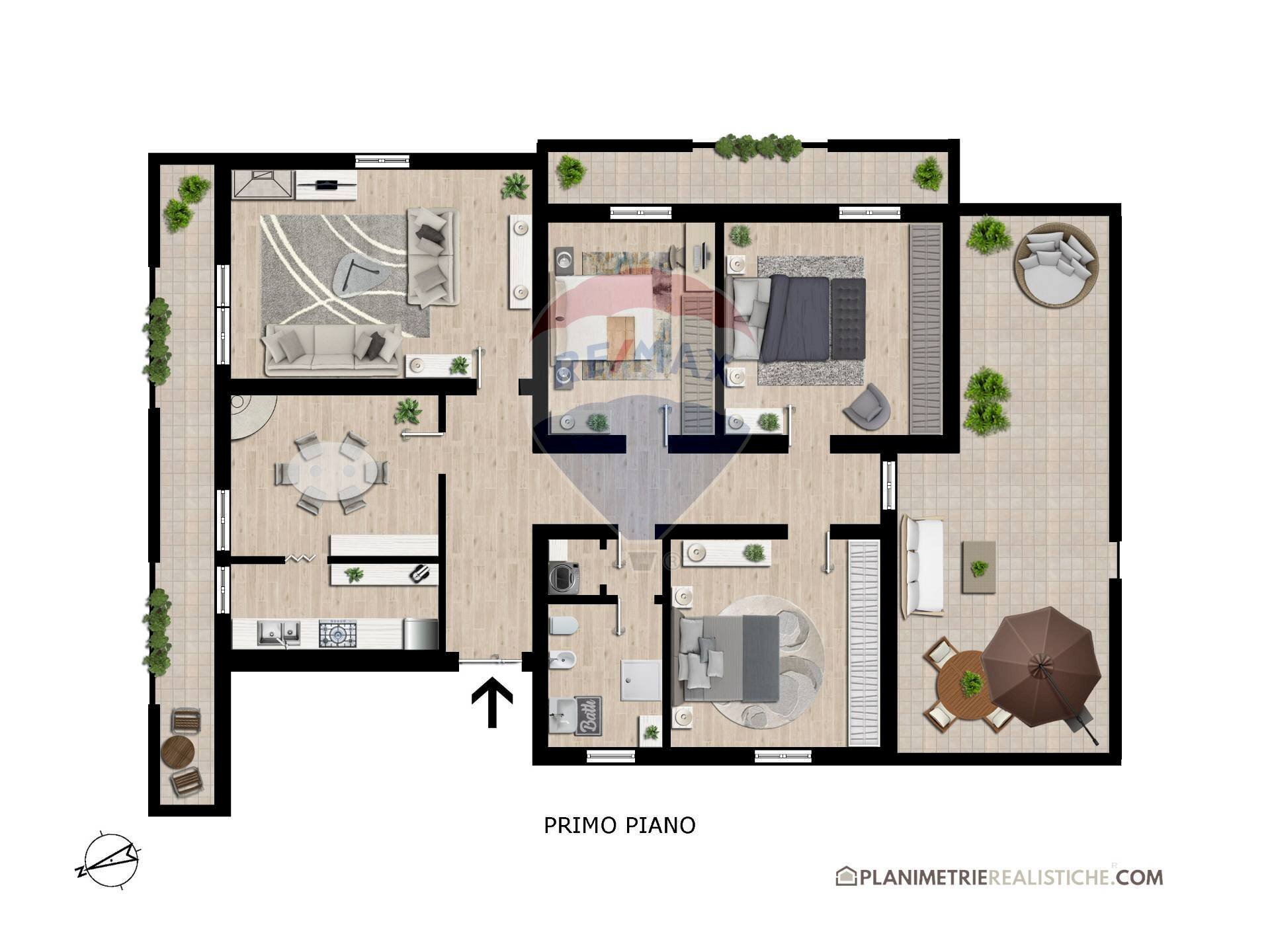 Pianta 2D - Casa indipendente Via  Romanelli
 
39, Bisenti - planimetria 1