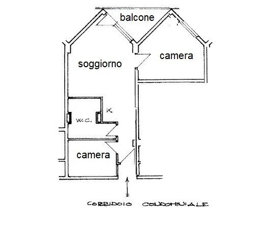Three-room apartment SP10, Micigliano - floor plans 1
