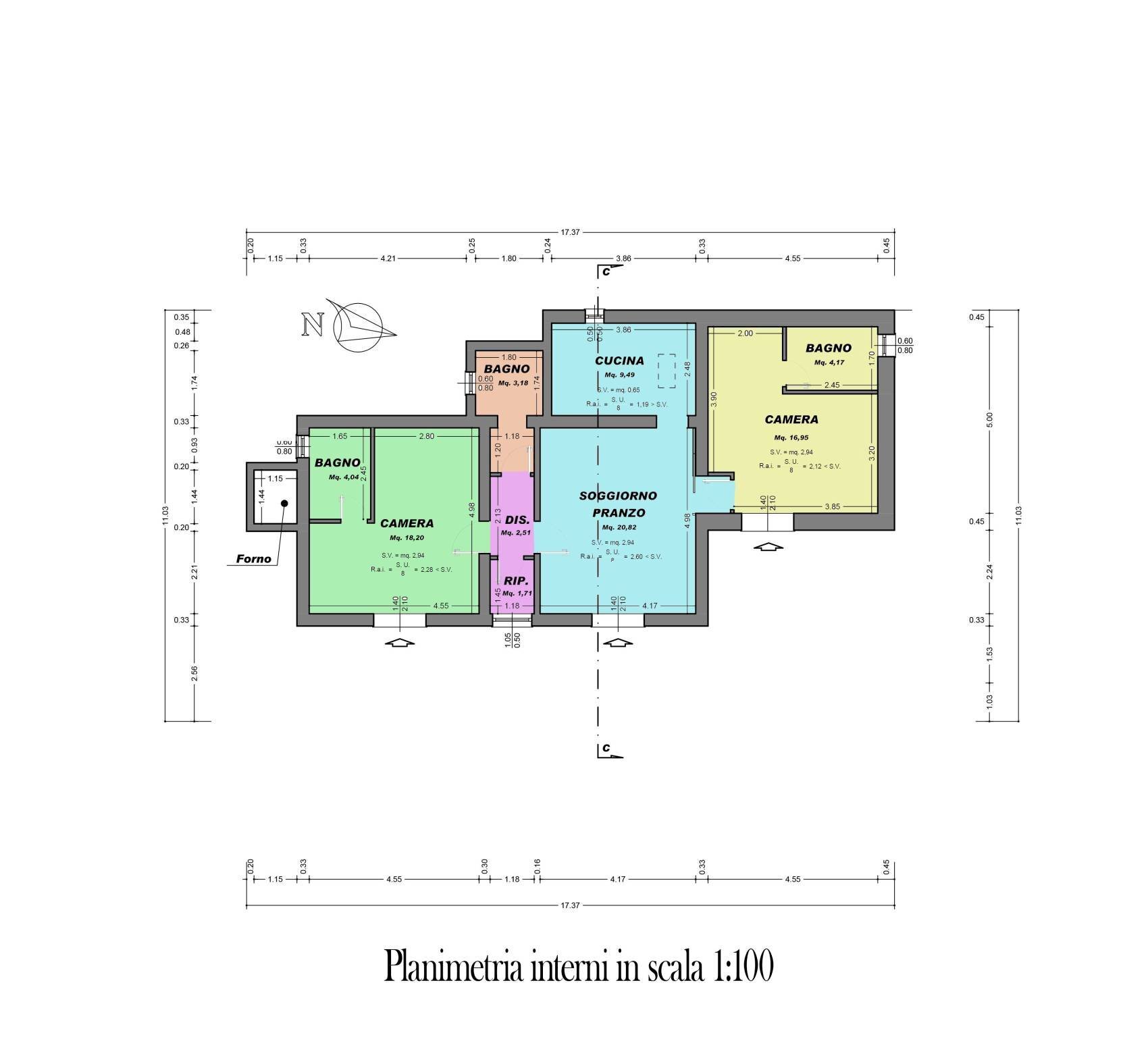 Villa via dei Ginepri, Budoni - floor plans 1
