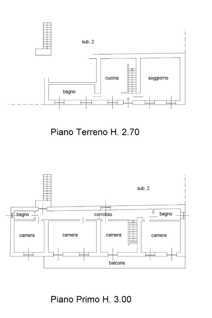 Independent house Cascina Caffarotto, Piovà Massaia - floor plans 1