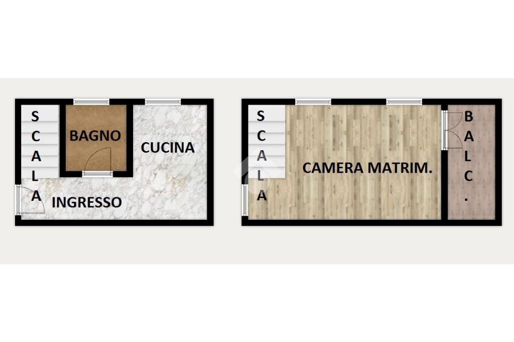 Casa semi indipendente Località Vigogna, Vobbia - planimetria 1