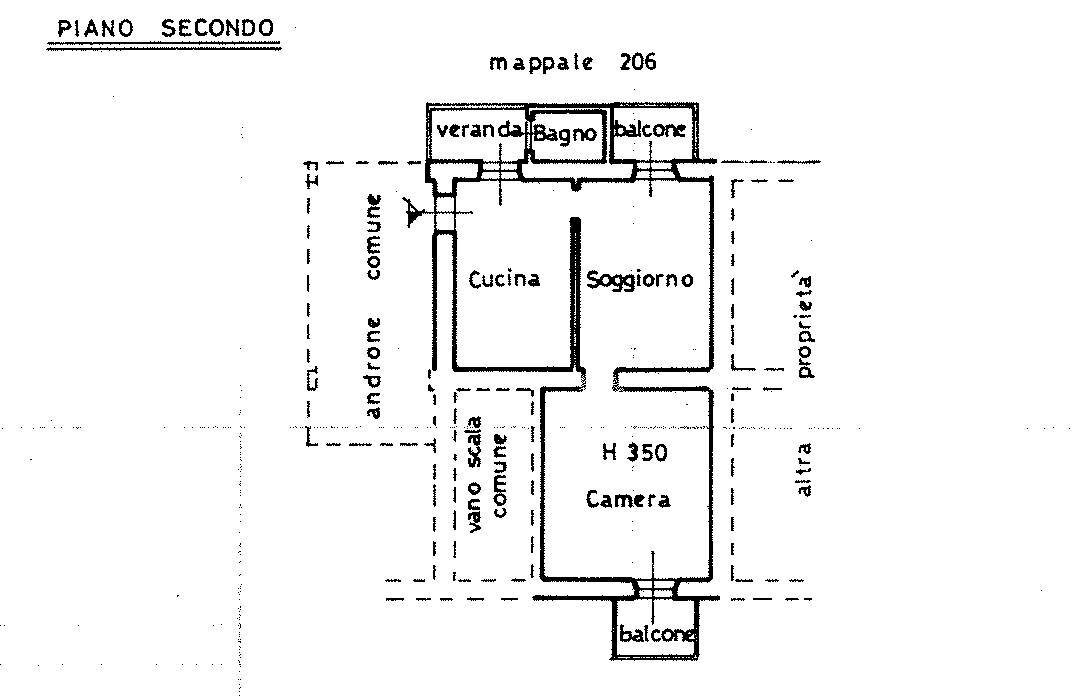Foto 1 - Bilocale via varese
 
4, Varano Borghi - planimetria 1