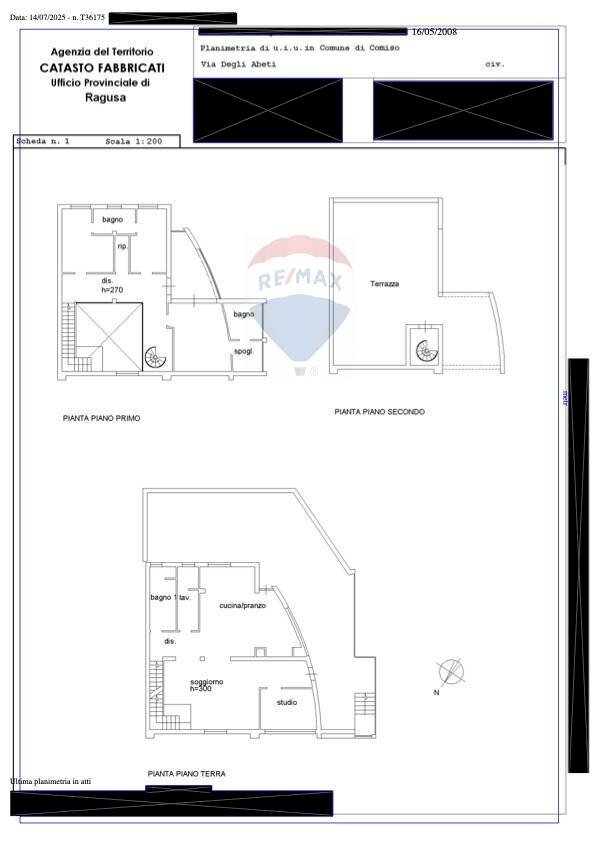Pianta 2D - Villa Via Degli Abeti
 
12, Comiso - planimetria 1
