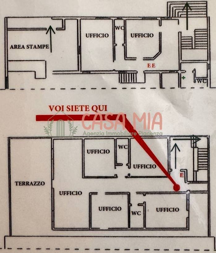 Foto 26 - Capannone Via Unicef, Piacenza - planimetria 1