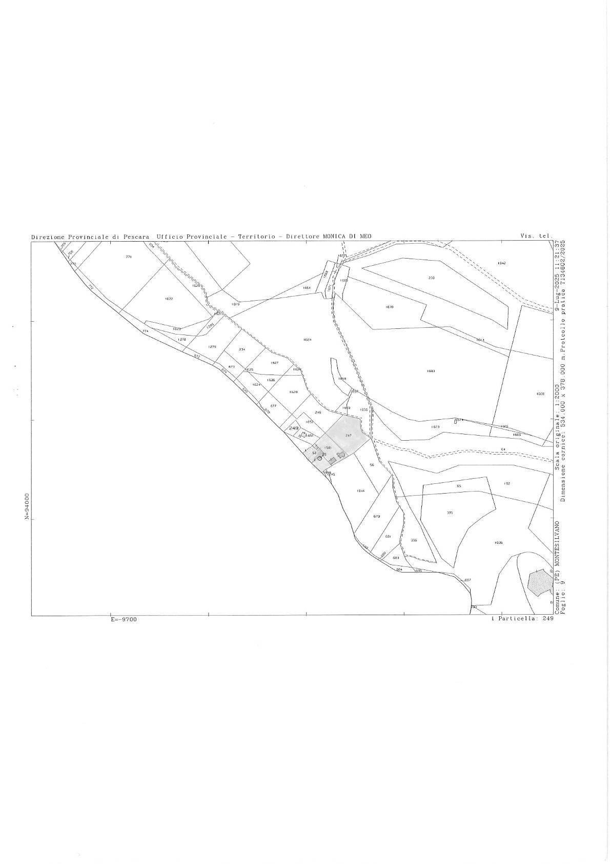 Foto 12 - Terreno edificabile Via Palmiro Togliatti, Montesilvano - planimetria 1