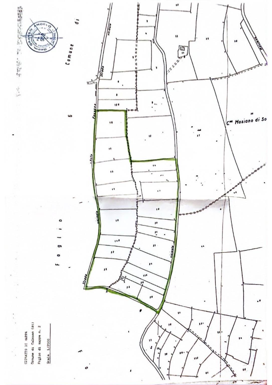 Agricultural land Calosso, Calosso - floor plans 1