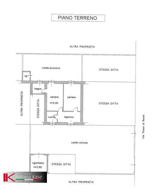 Foto 18 - Bilocale Via Thaon di Revel, Verolengo - planimetria 1