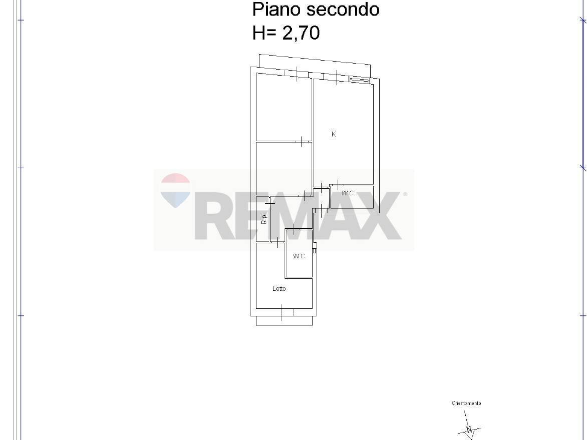 Pianta 2D - Four-room apartment Paterno - floor plans 1