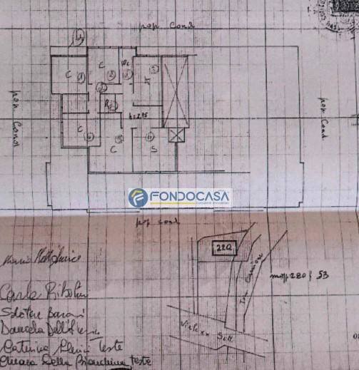 scheda catastale - Attic viale  xx settembre, Carrara - floor plans 1