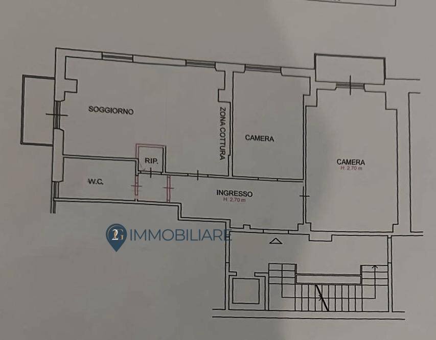 Foto 22 - Quadrilocale Via 24 Maggio
 
115, La Spezia - planimetria 1