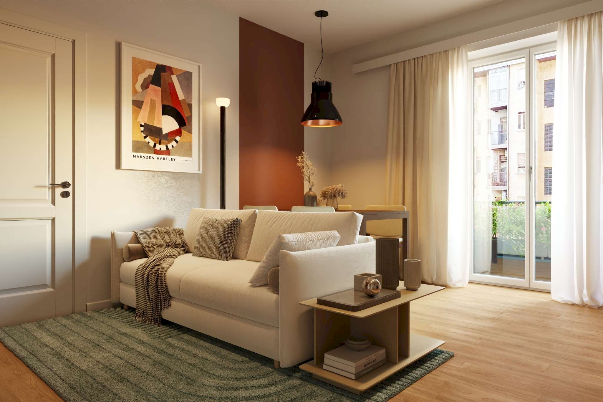 zona giorno con angolo cottura - Bilocale corso Massimo D'Azeglio, 76, Torino (zona San Salvario) - foto 2