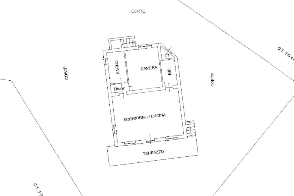 Villa Via roma, Reano - planimetria 1