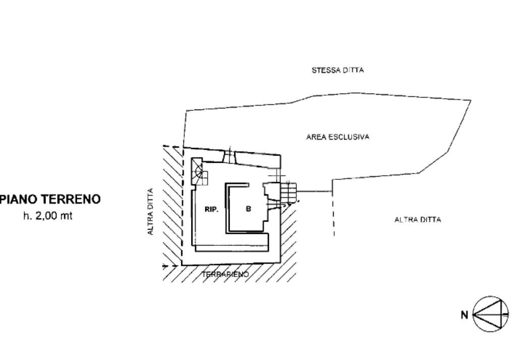 Casa semi indipendente Frazione tese, Traves - planimetria 1