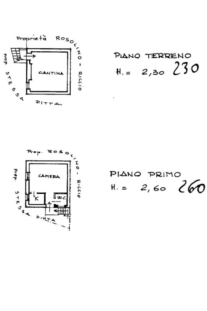Independent house Borgata pantera, Coazze - floor plans 1