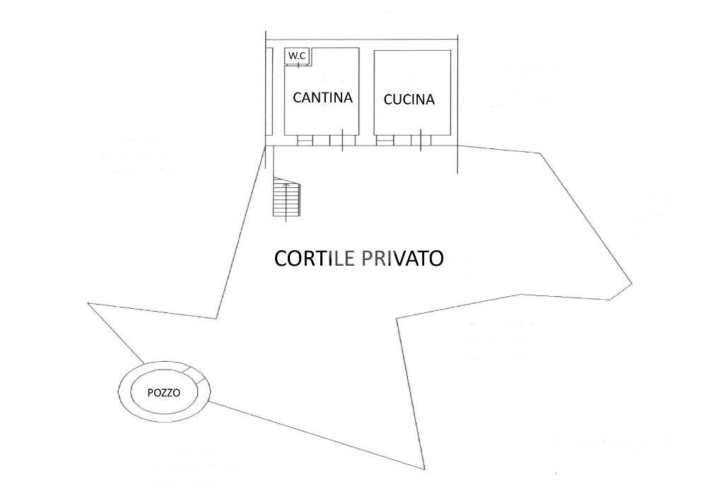 Rustico Via Garigo, Bagnolo Piemonte - planimetria 1