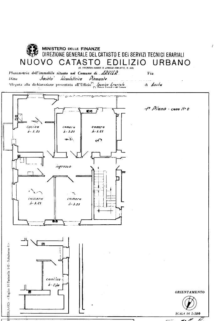 Appartamento Via Corrado Gex, Arvier - planimetria 1