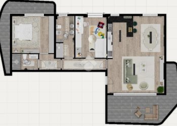Three-room apartment Via Castelli Fiorenza, Rho - photo 6