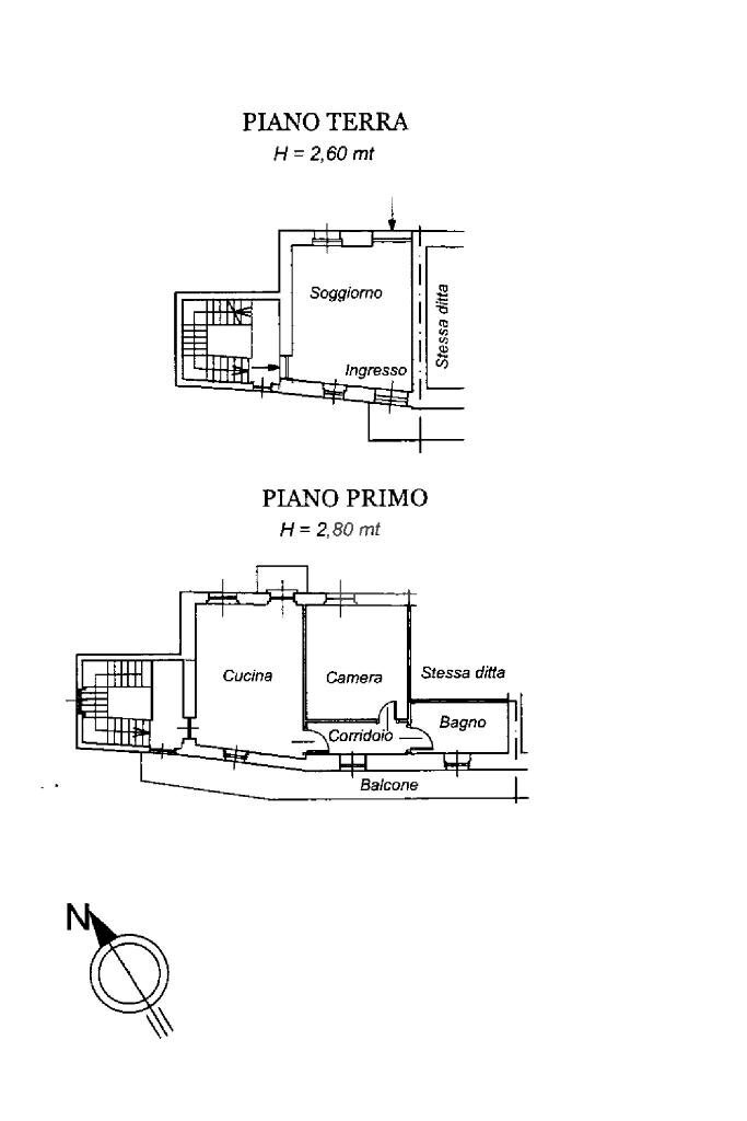 Casa indipendente Cascina indipendente Via al Castello, Frinco - planimetria 1
