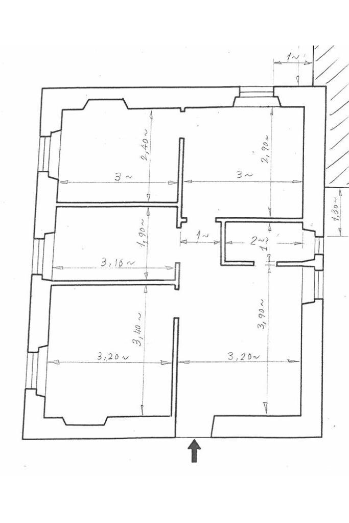 Trilocale Località Costa Superiore, Montoggio - planimetria 1