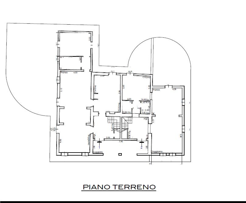 Villa Signa - planimetria 1