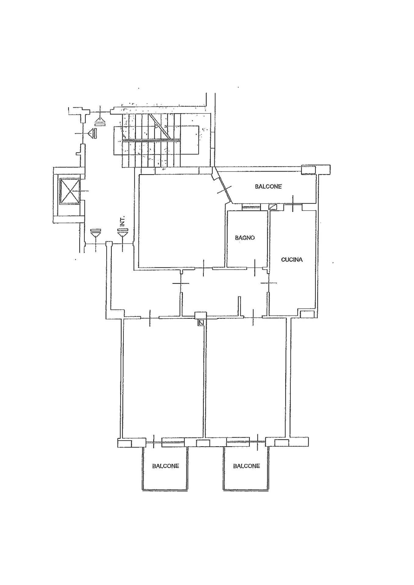 Foto 4 - Trilocale Via Gregorio Ricci Curbastro
 
29, Roma - planimetria 1