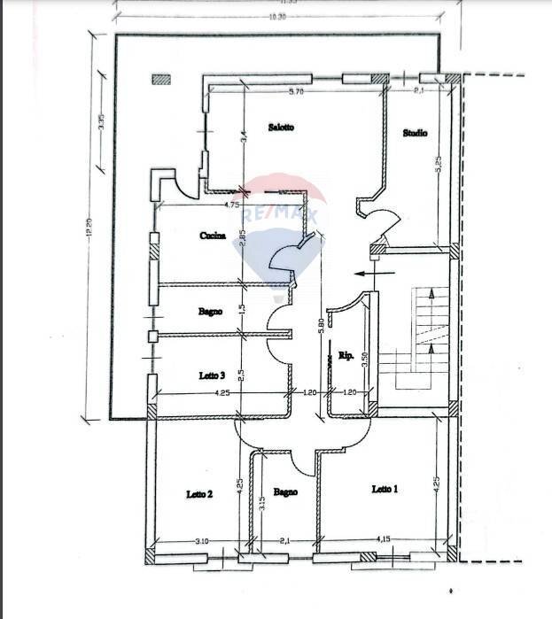 Pianta 2D - Independent house VIA S.S. CROCIFISSO
 
33, Ramacca - floor plans 1