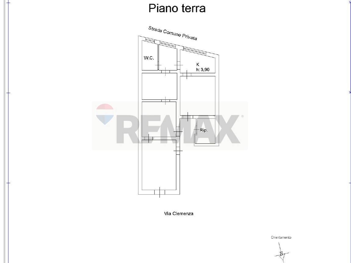 Pianta 2D - Quadrilocale Paterno - planimetria 1