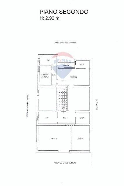 Pianta 2D - Appartamento Via Sebastiano Catania
 
215, Catania - planimetria 1