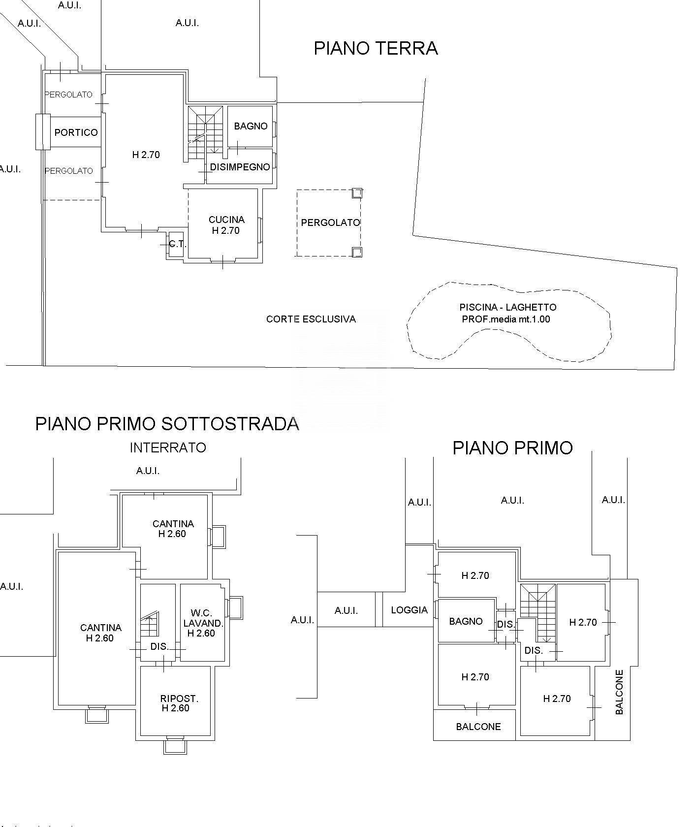 Foto 42 - Villa Via Sottopassaggio, Calcinato - floor plans 1