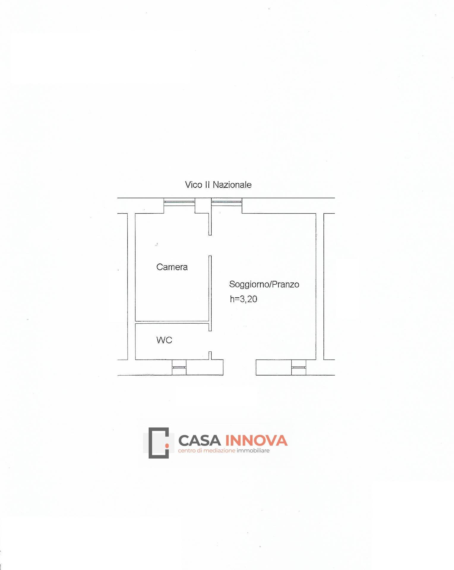 Foto 15 - Trilocale Vico II° di Via Nazionale
 
42, Matera - planimetria 1