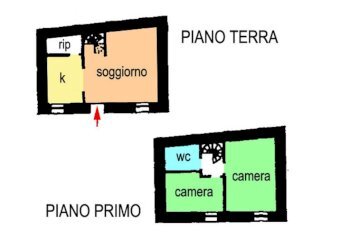 Planimetria - Independent house via Coste di Villa San Sebastiano, Borgomaro - photo 22