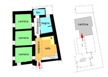 Planimetria - Quadrilocale piazza Gugliemo Marconi, Chiusanico - foto 32