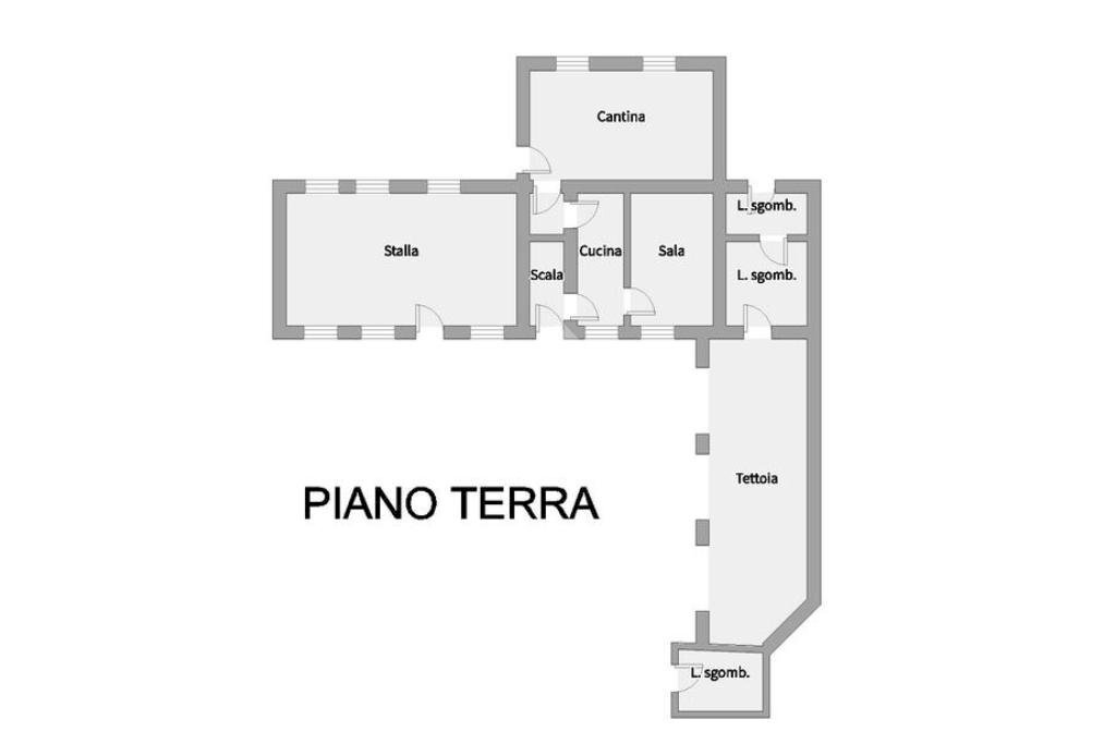 Rustic Strada Asti, Costigliole d'Asti - floor plans 1