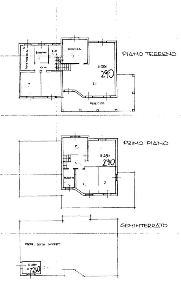 Villetta Budrio - planimetria 1