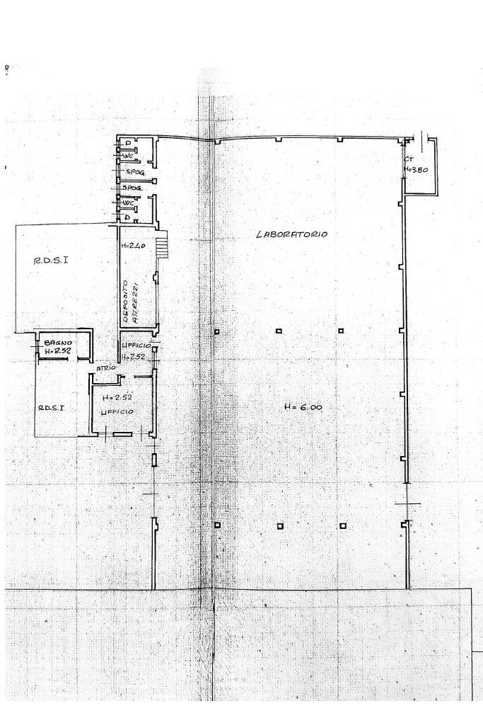 Capannone Via XXV Aprile, Gualtieri - planimetria 1