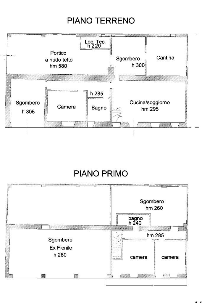 Casa semi indipendente Viale della Repubblica, Montiglio Monferrato - planimetria 1