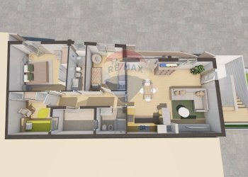 Pianta 3D - Quadrilocale Via Don Francesco Riccardi
 
NC, Sannicandro di Bari - foto 5