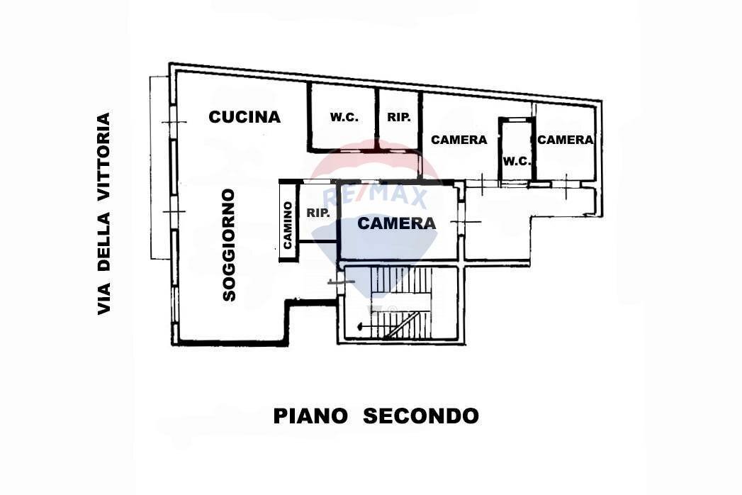 Pianta 2D - Appartamento Via Cacioppo
 
50, Menfi - planimetria 1