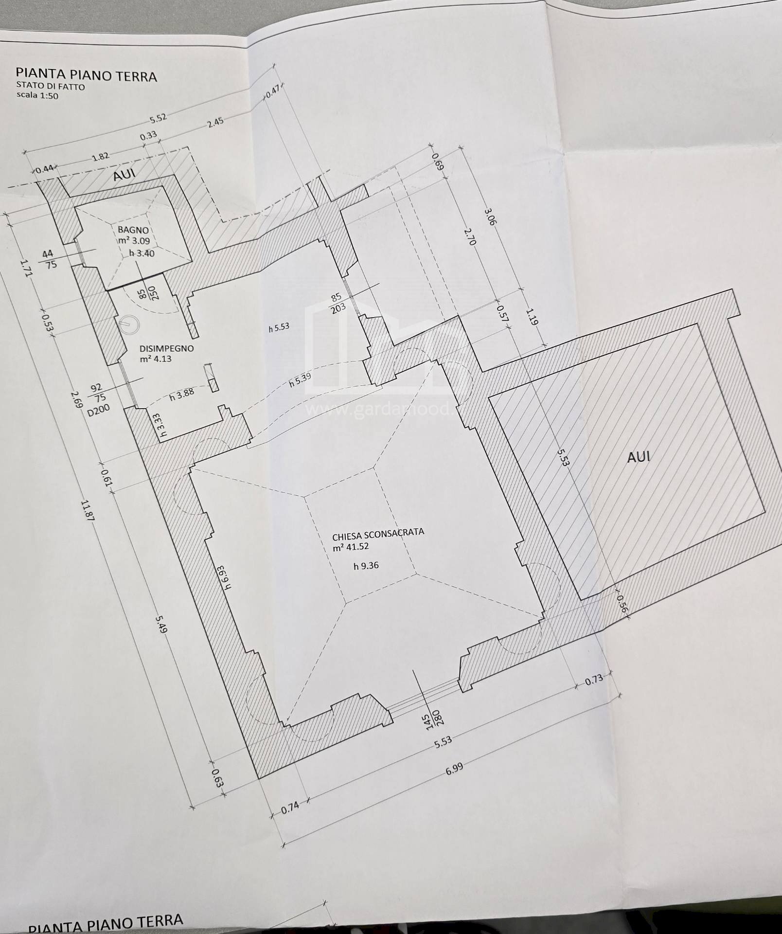 Foto 53 - Locale Commerciale Via Valene, Salò - planimetria 1